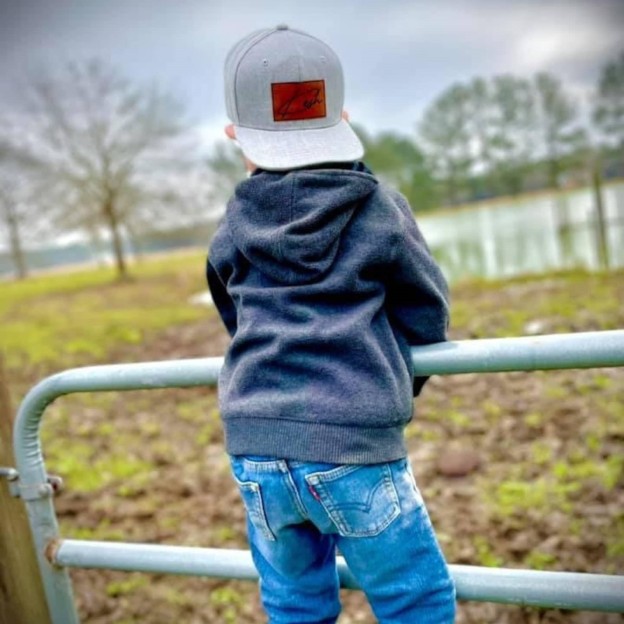 Personalized Child Leather Patch Hat for Comfort & Unique | CWBeach19