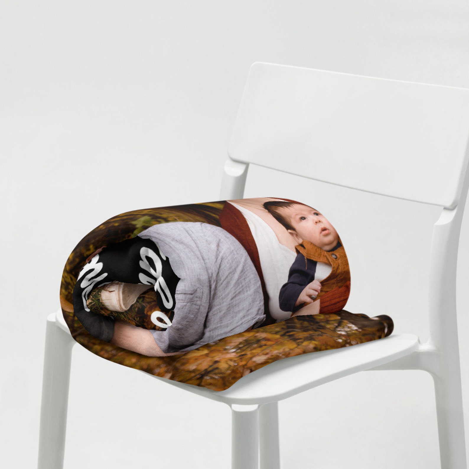 Personalized Memorial Photo Blanket for Comfort & Unique | BKphoto03