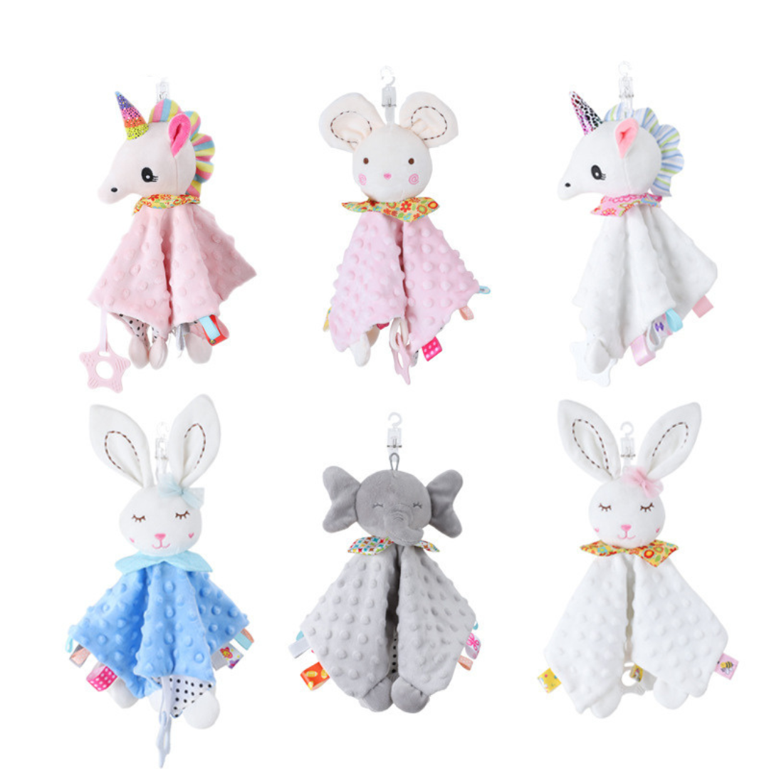 Personalized Baby Embroidery Comforter Sleep Toy | CWToy01