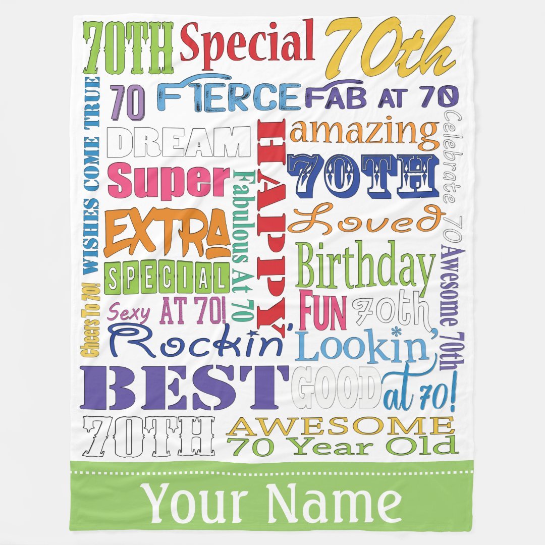 Personalized Happy Birthday Blanket for Comfort & Unique | BKBirth01