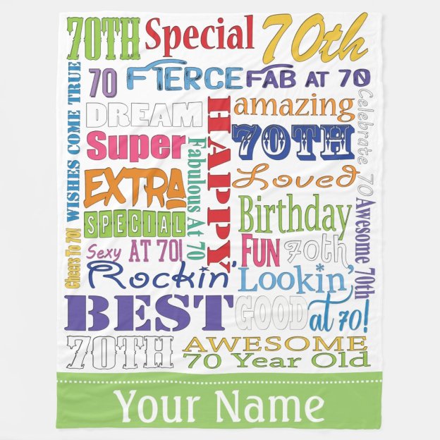 Personalized Happy Birthday Blanket for Comfort & Unique | BKBirth01