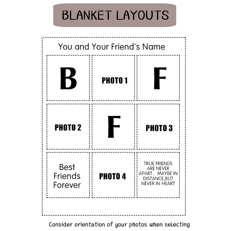 Personalized Memorial Photo Blanket for Comfort & Unique | BKphoto15