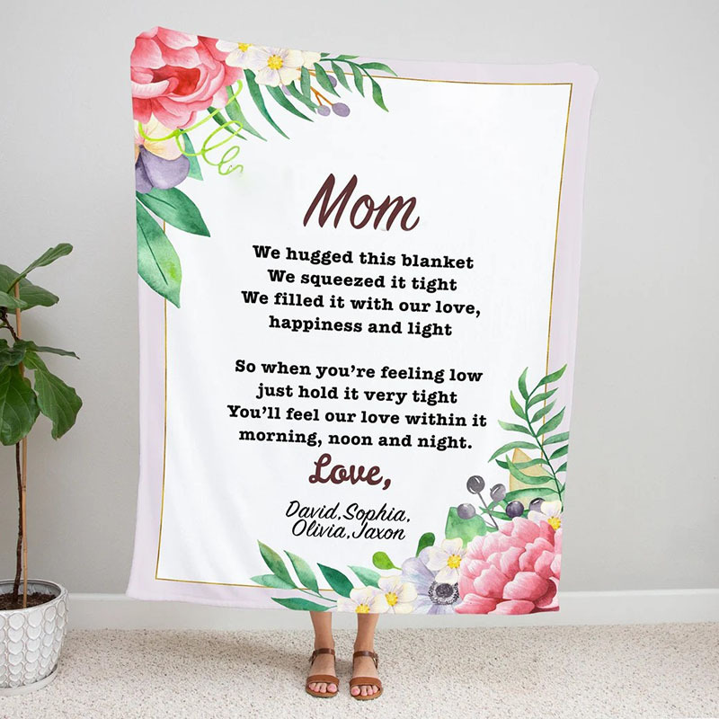 Personalized Love Letter Blanket for Comfort & Unique | BKletter03