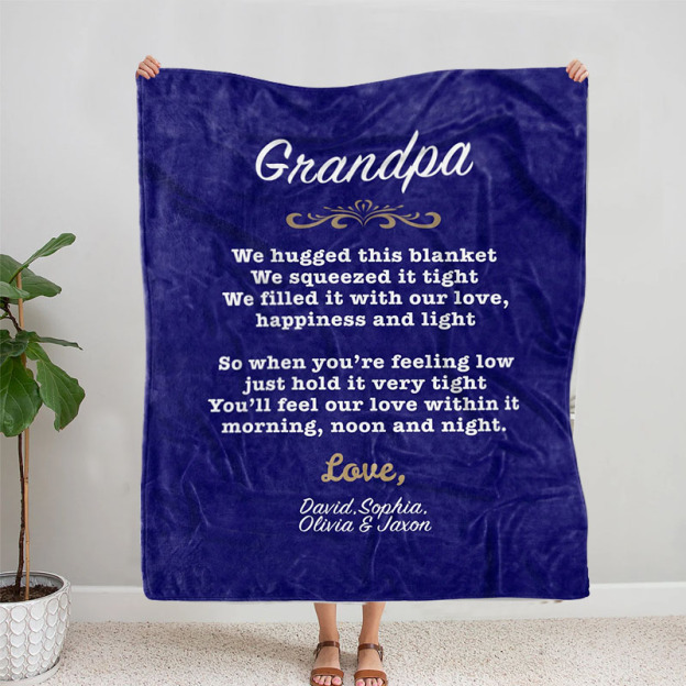 Personalized Love Letter Blanket for Comfort & Unique | BKletter09