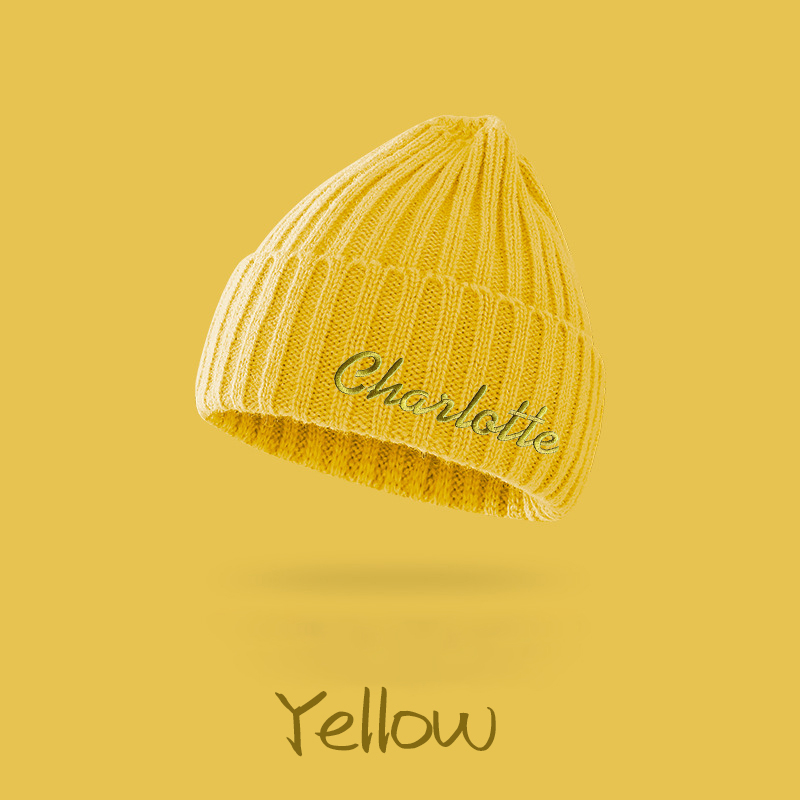Personalized Embroidery Kid & Adult Color Beanies for Comfort & Unique | HSKid04
