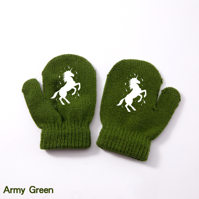 Personalized Kid Color Mitten Gloves for Comfort & Unique | HGKid02