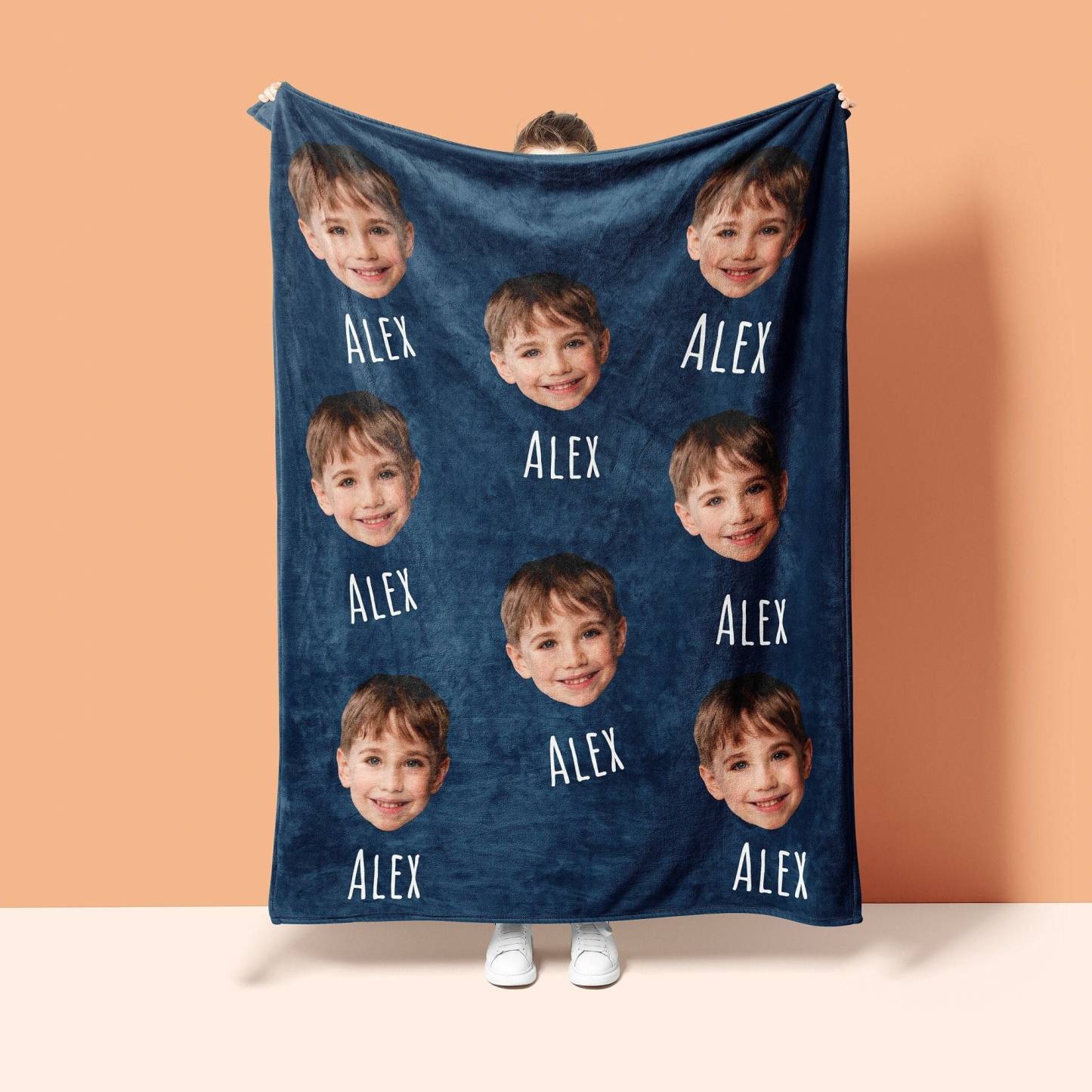 Personalized Funny Face Blanket for Comfort & Unique | BKFace03