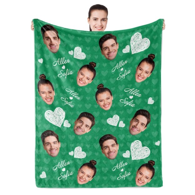 Personalized Funny Face Blanket for Comfort & Unique | BKFace04