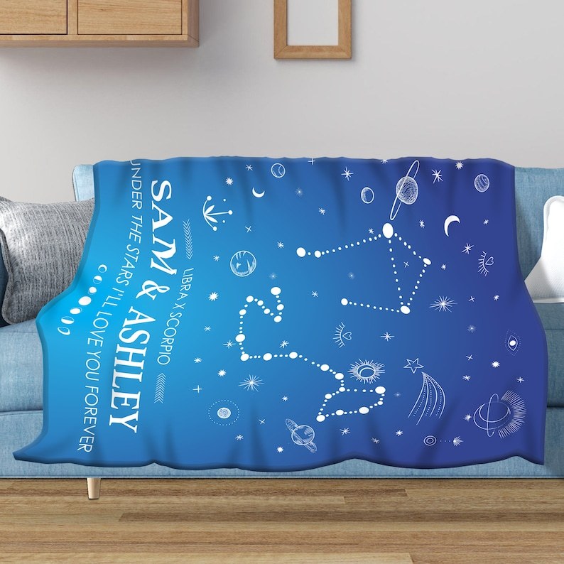 Personalized Anniversary Blanket for Comfort & Unique | BKAN008