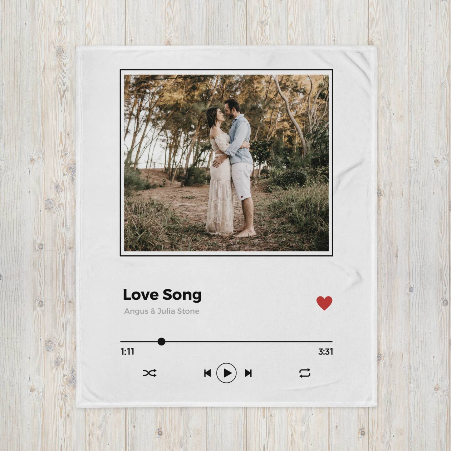 Personalized Memorial Photo Blanket for Comfort & Unique | BKphoto12