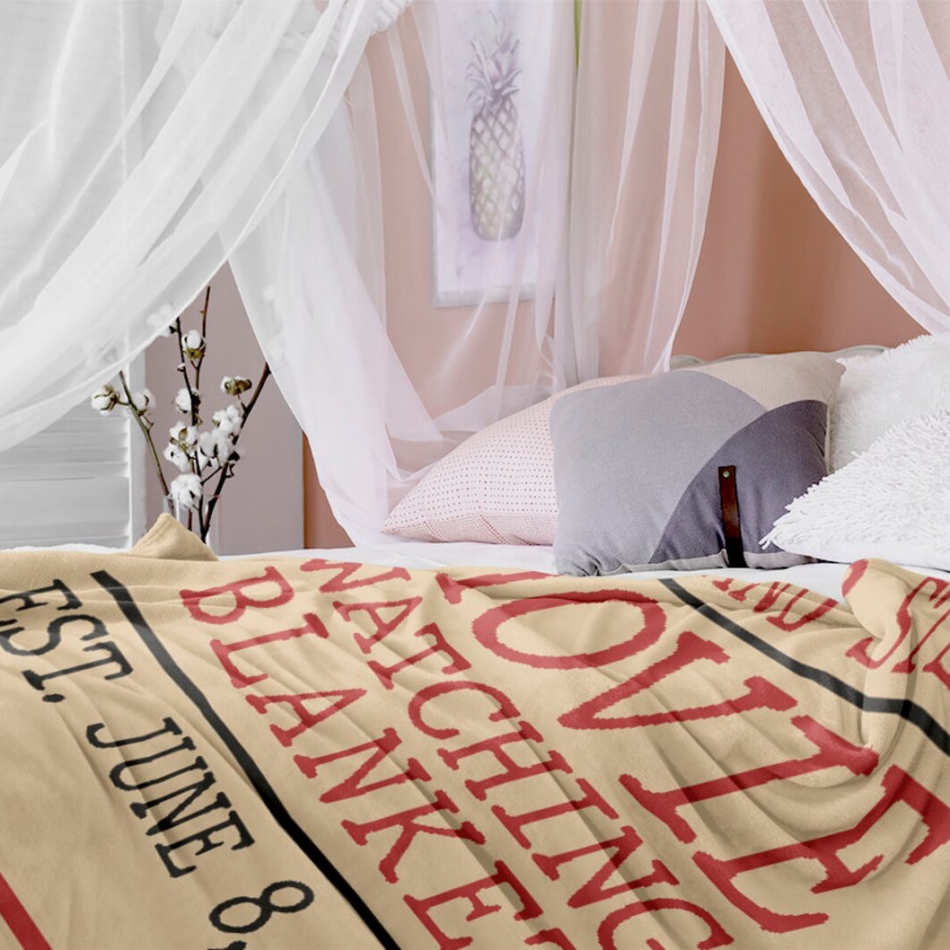 Personalized Anniversary Blanket for Comfort & Unique | BKAN009