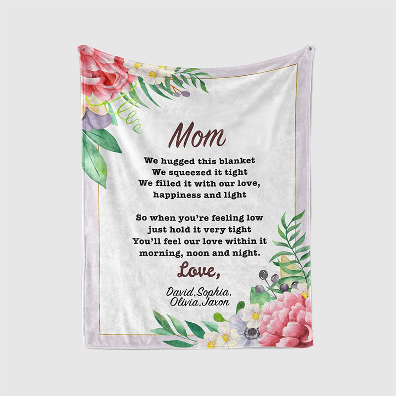 Personalized Love Letter Blanket for Comfort & Unique | BKletter03
