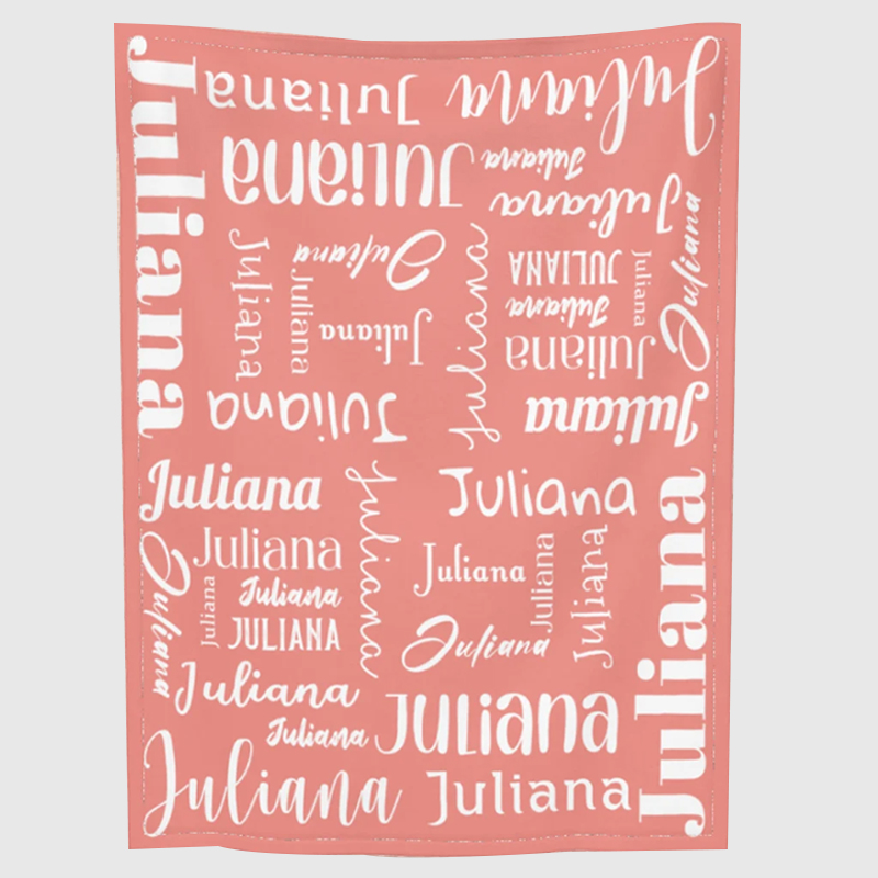 Personalized Lovely Name Blanket for Comfort & Unique | BK01