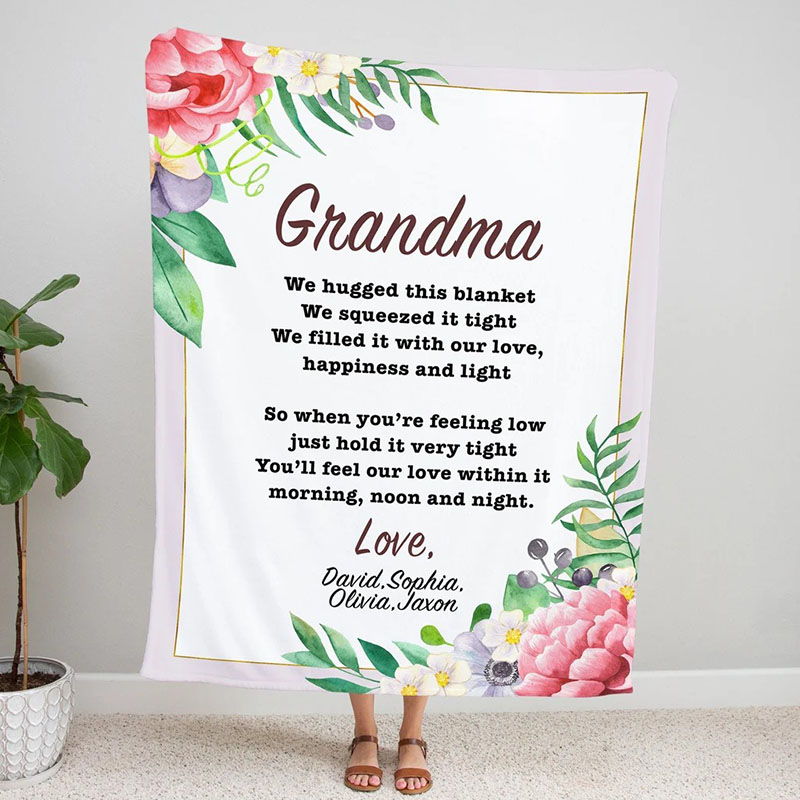 Personalized Love Letter Blanket for Comfort & Unique | BKletter04