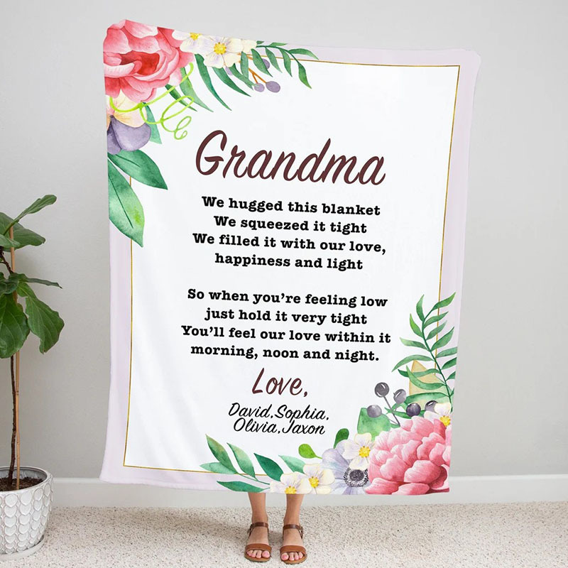 Personalized Love Letter Blanket for Comfort & Unique | BKletter04