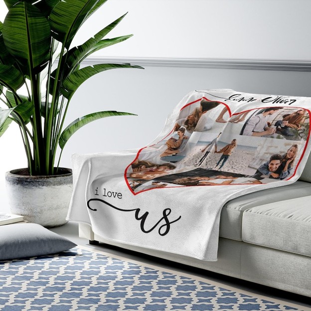 Personalized Memorial Photo Blanket for Comfort & Unique | BKphoto13