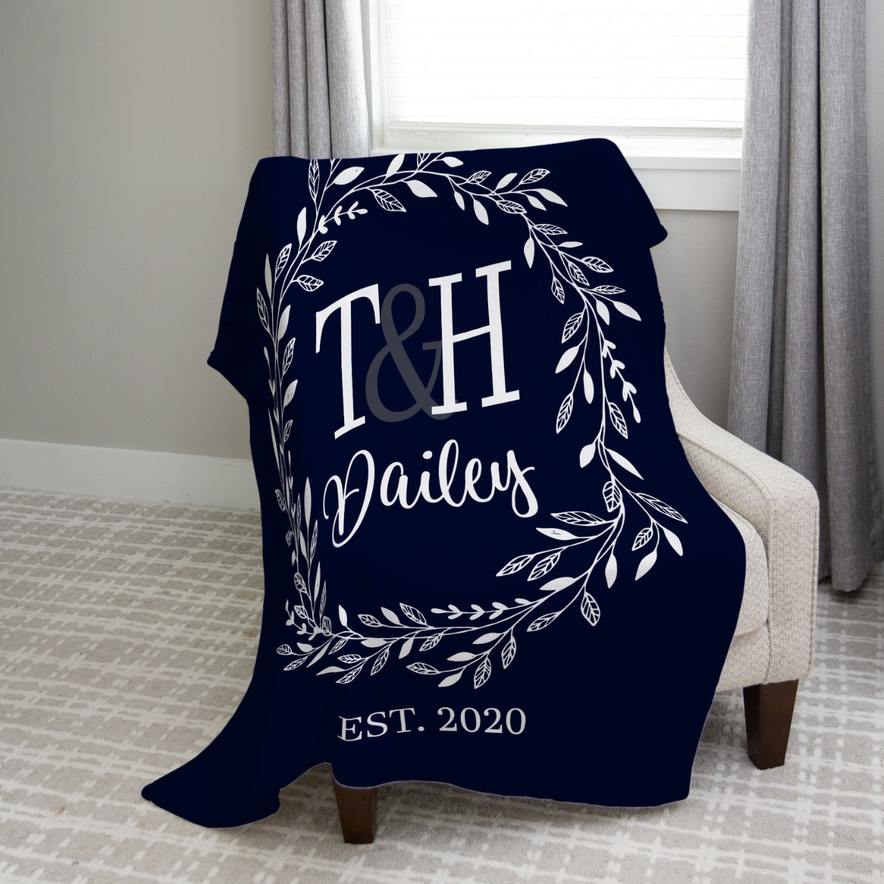 Personalized Anniversary Blanket for Comfort & Unique | BKAN002