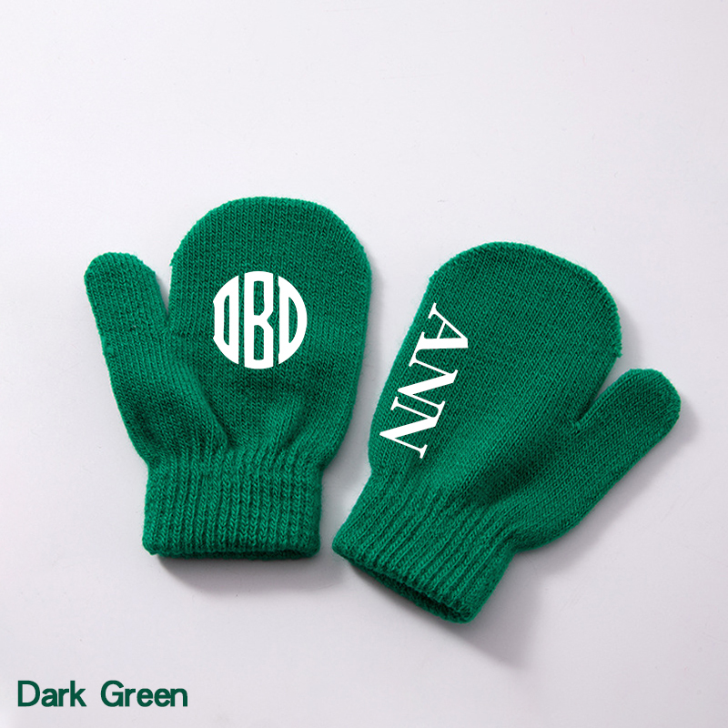 Personalized Kid Color Mitten Gloves for Comfort & Unique | HGKid01