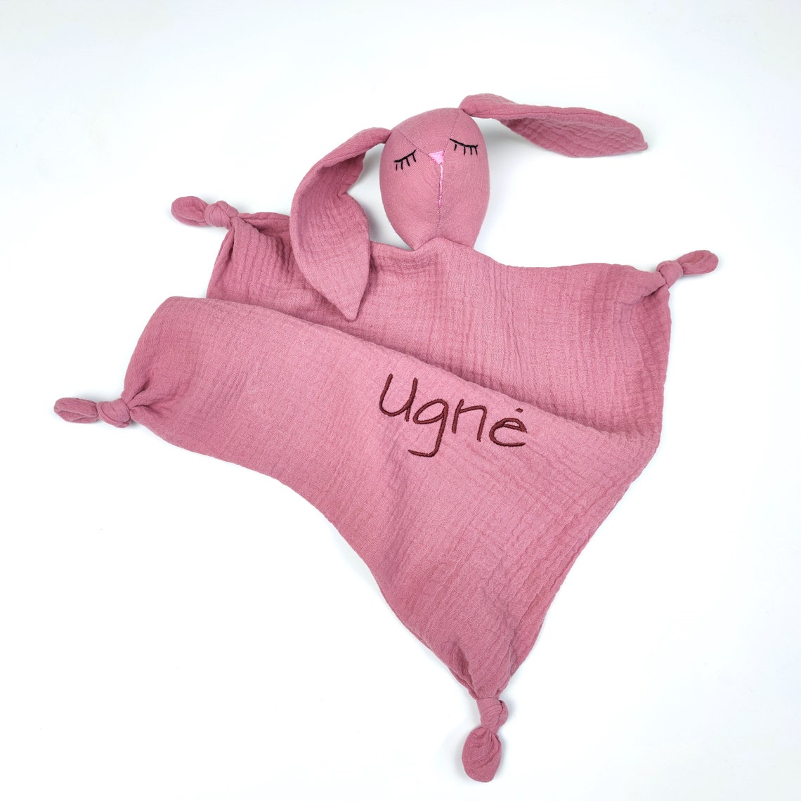 Personalized Baby Embroidery Comforter Sleep Toy | CWToy03