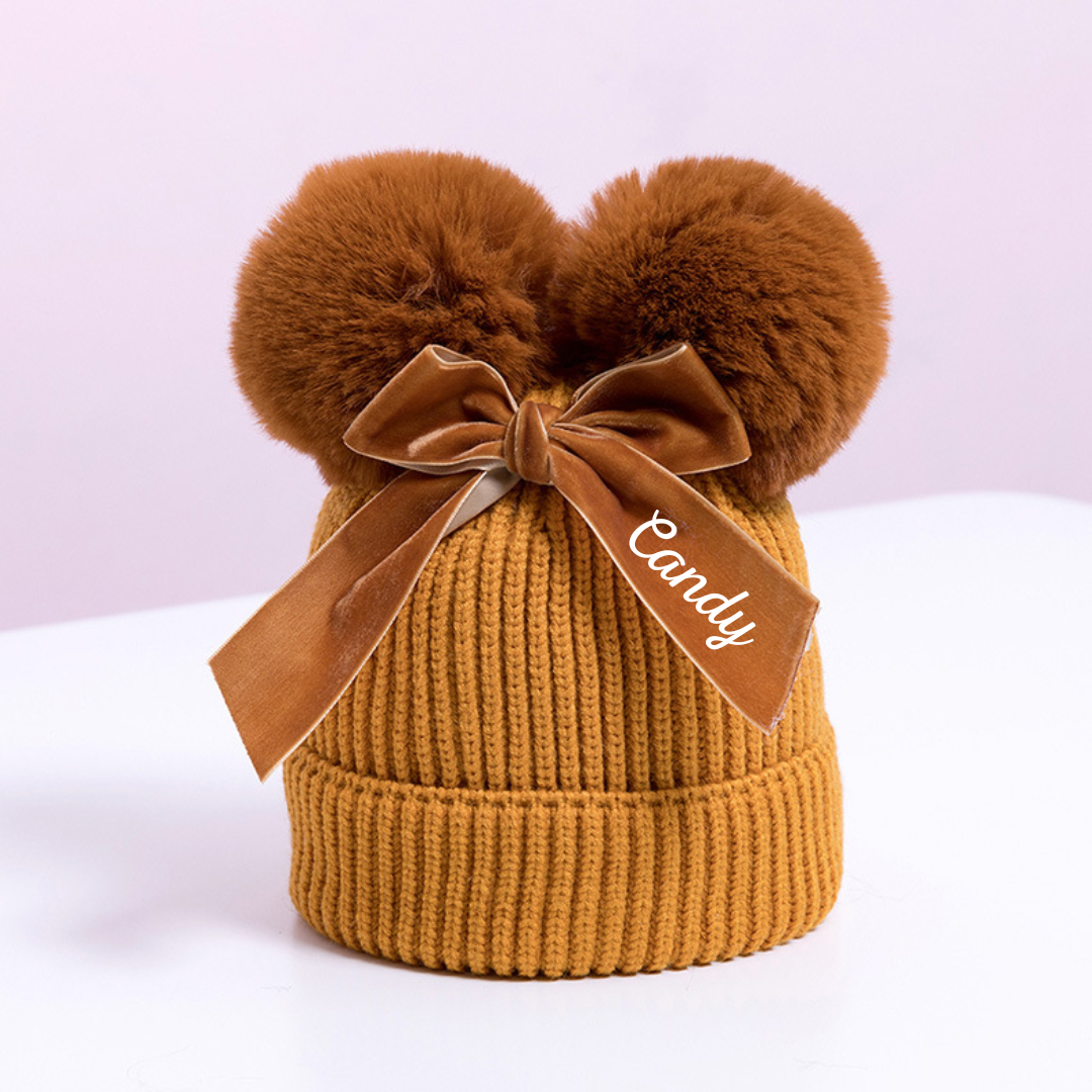 Personalized Kid Pom Pom Hat for Comfort & Unique | HSKid03