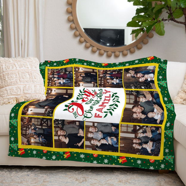 Personalized Merry Christmas Blanket for Comfort & Unique | BKMC07