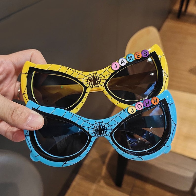 Personalized Colorful Letters Sunglasses For Kids | CWBeach16
