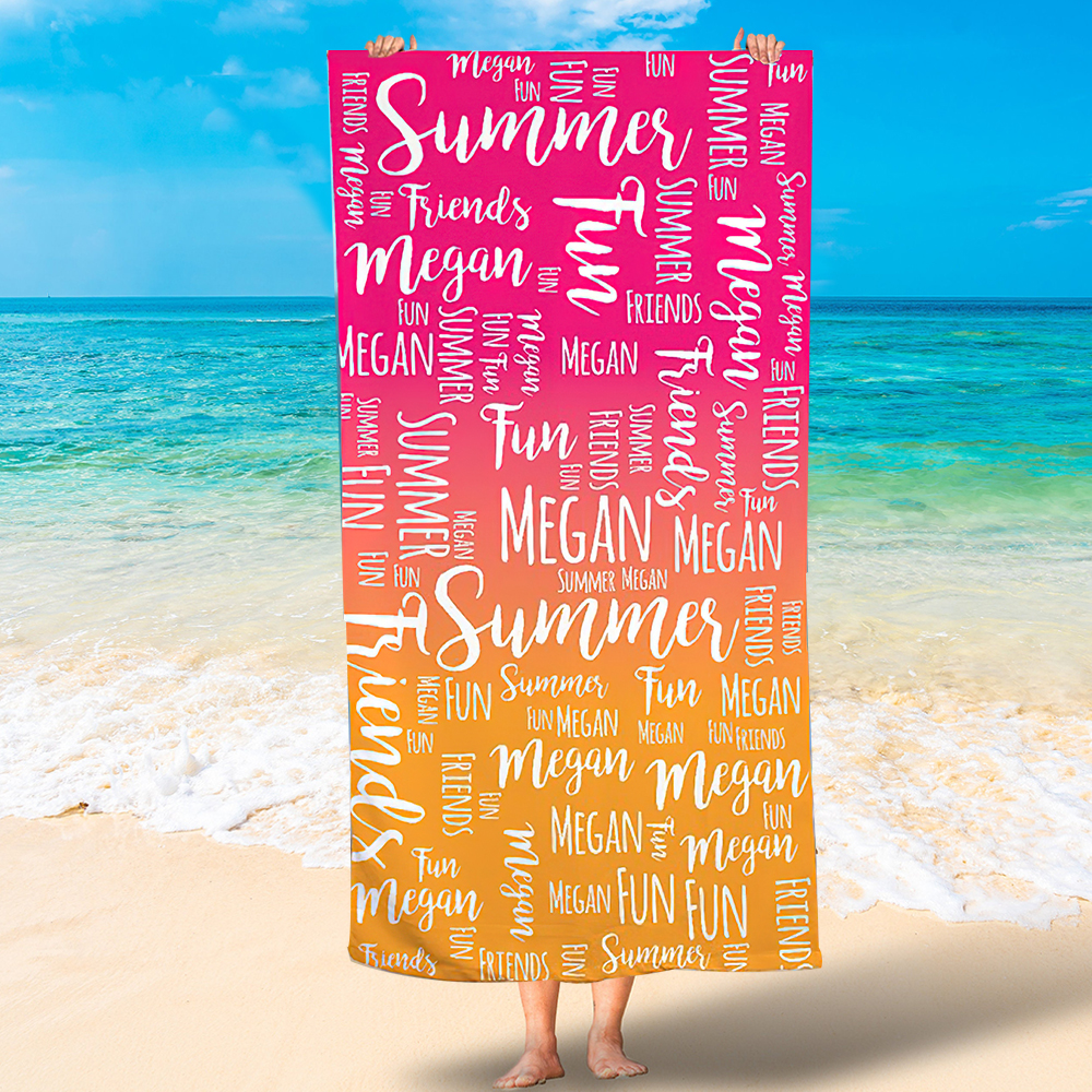 Personalized Lovely Kid Towel for Summer & Beach | CWTowel48