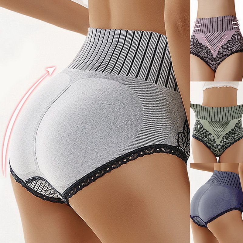 New Women’S Lace Panties High Waist  Underwear