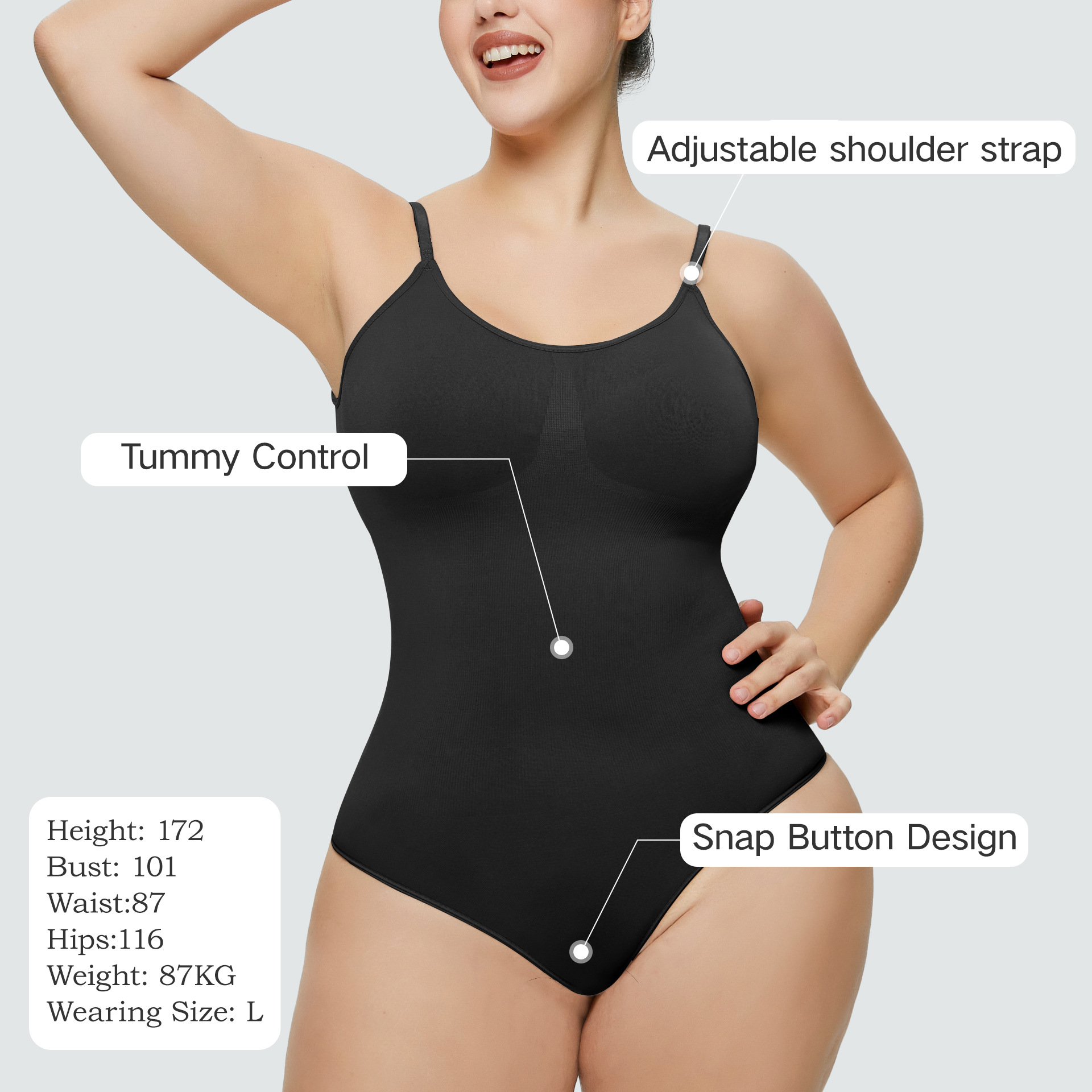 [Copy]🔥Buy 1 Get 1 Free🔥(2 PCS)Bodysuit Shapewear