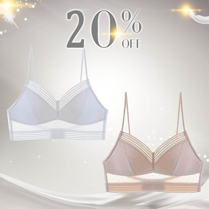 Starry Bra - Low Back Wireless Lifting Lace Bra