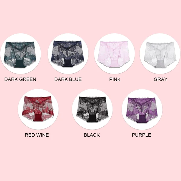 🔥LADIES SILK LACE HANDMADE UNDERWEAR (7PCS or 5PCS)