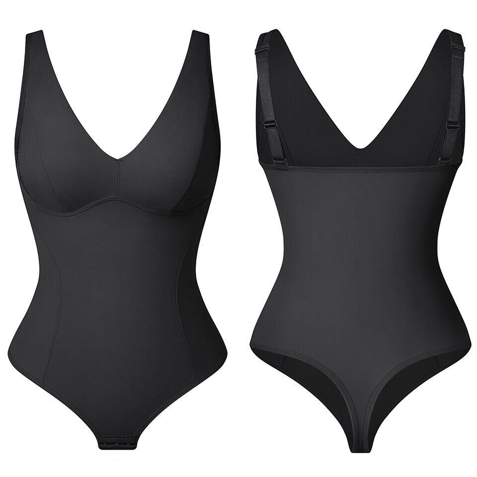 Womens Slim Full Body Shaper With Built-in Bra Shapewear Tummy Control Bodysuits