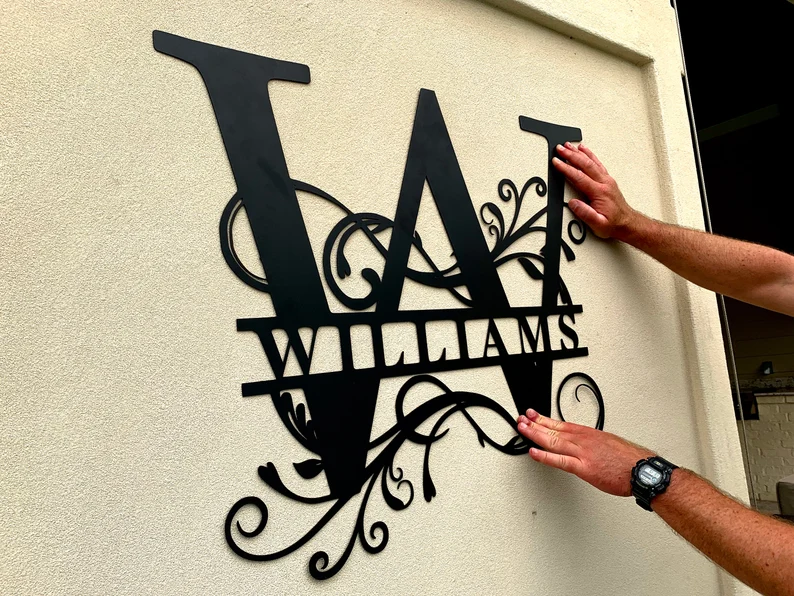 💕Personalized metal letter art 💕Customize the name you want🎁【Buy 2 free shipping】