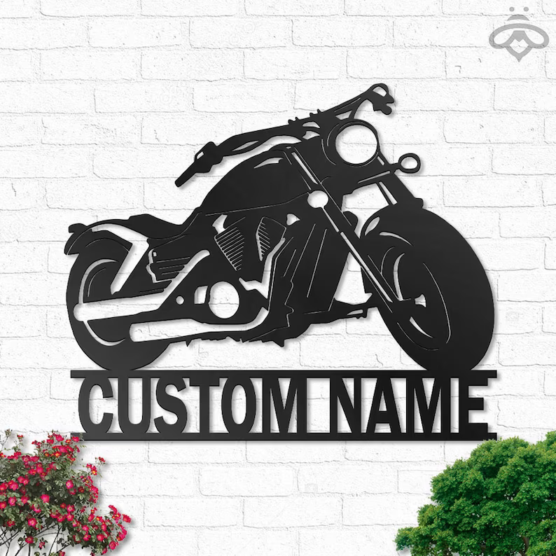 Custom Name Sign For Your Father - Harley Motorcycle Metal Sign【BUY 2 Free Shipping】