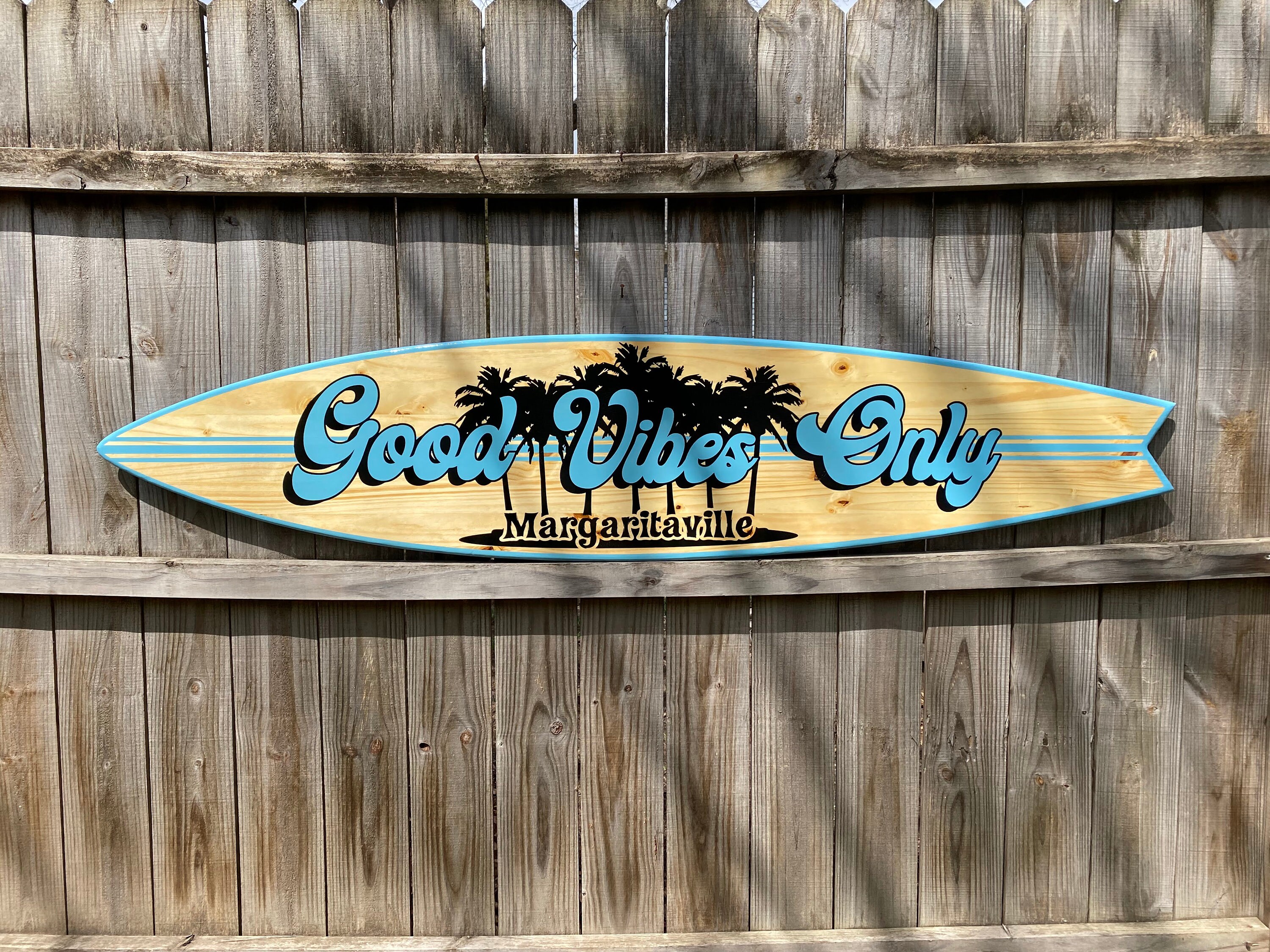 🎁Father's Day Promotion🎁Personalized Surfboard "Only Good Vibes" Theme