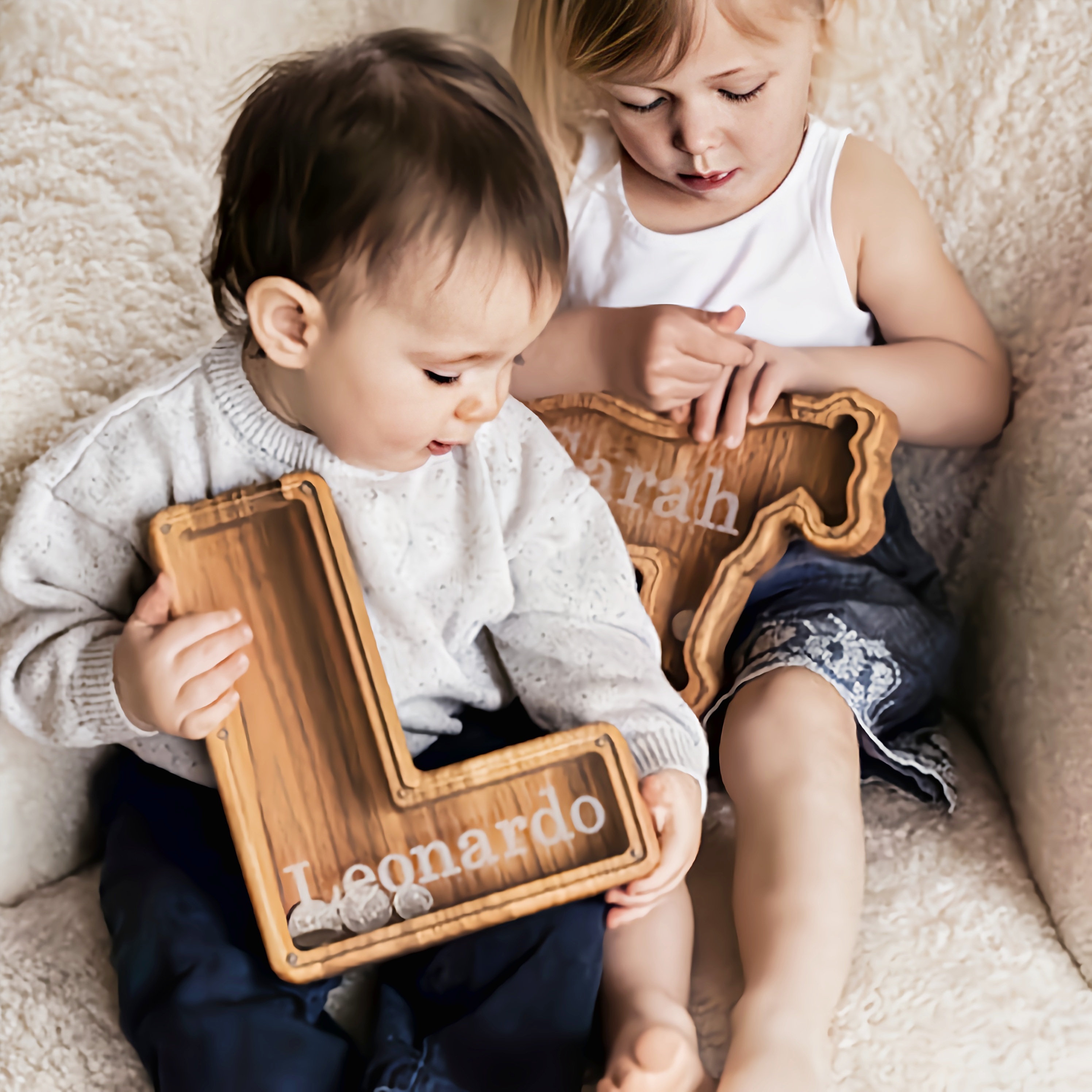 🔥Buy 2 Free Shipping🎁Personalized Boys/Girls Piggy Bank-Wood Gift For Kids