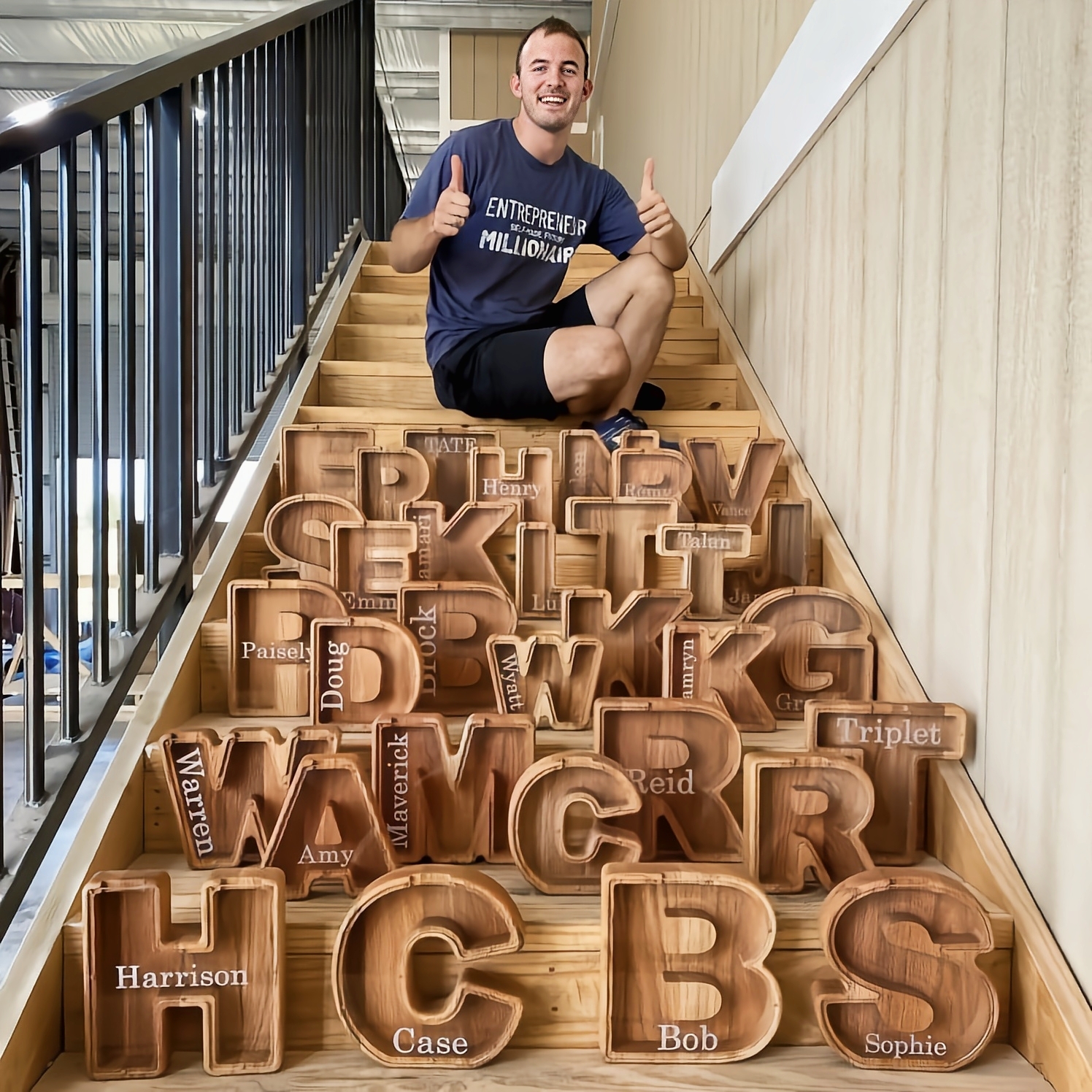 🔥Buy 2 Free Shipping🎁Personalized Boys/Girls Piggy Bank-Wood Gift For Kids