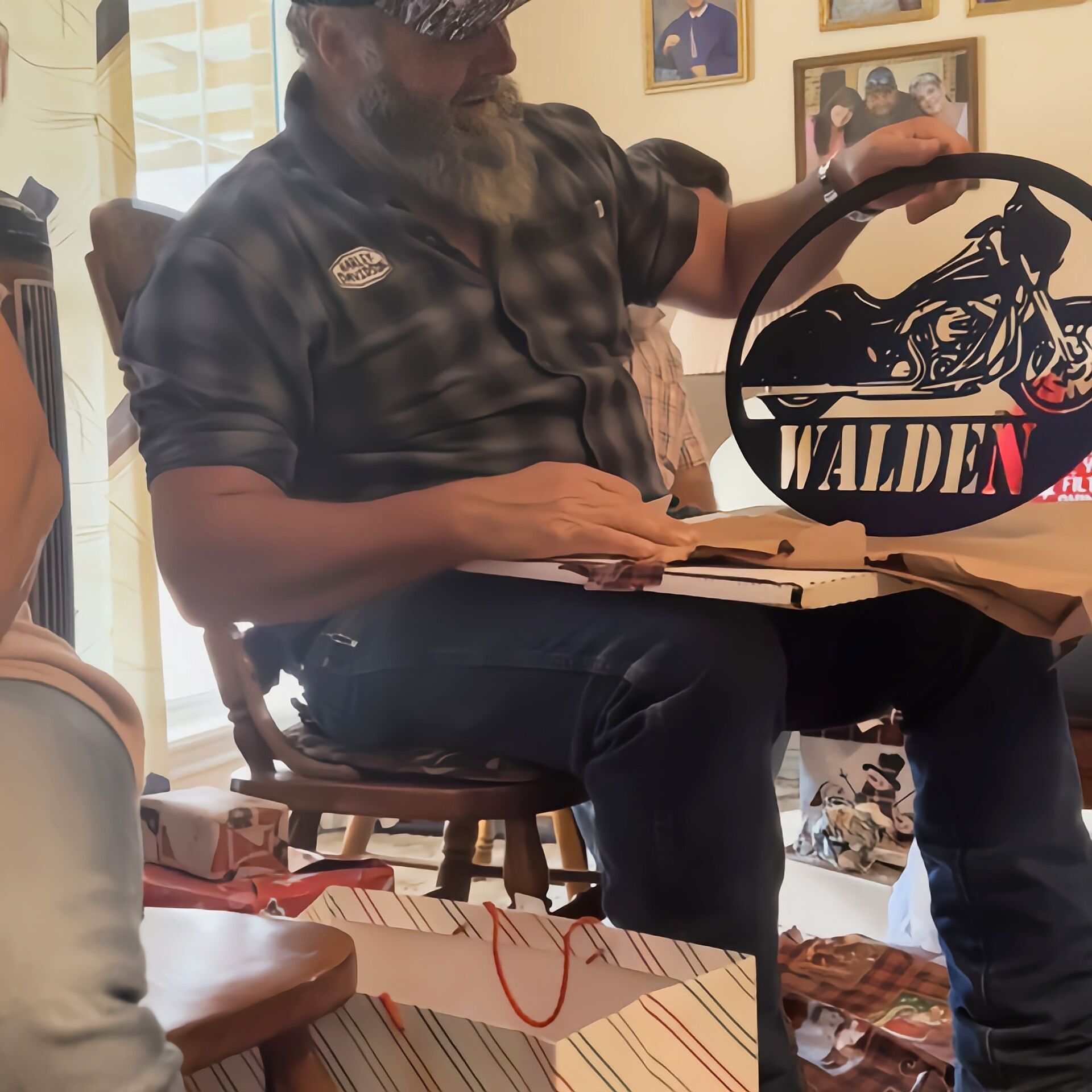 Custom Name Sign For Your Father - Harley Motorcycle Metal Sign【BUY 2 Free Shipping】