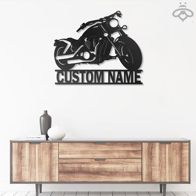 Custom Name Sign For Your Father - Harley Motorcycle Metal Sign【BUY 2 Free Shipping】