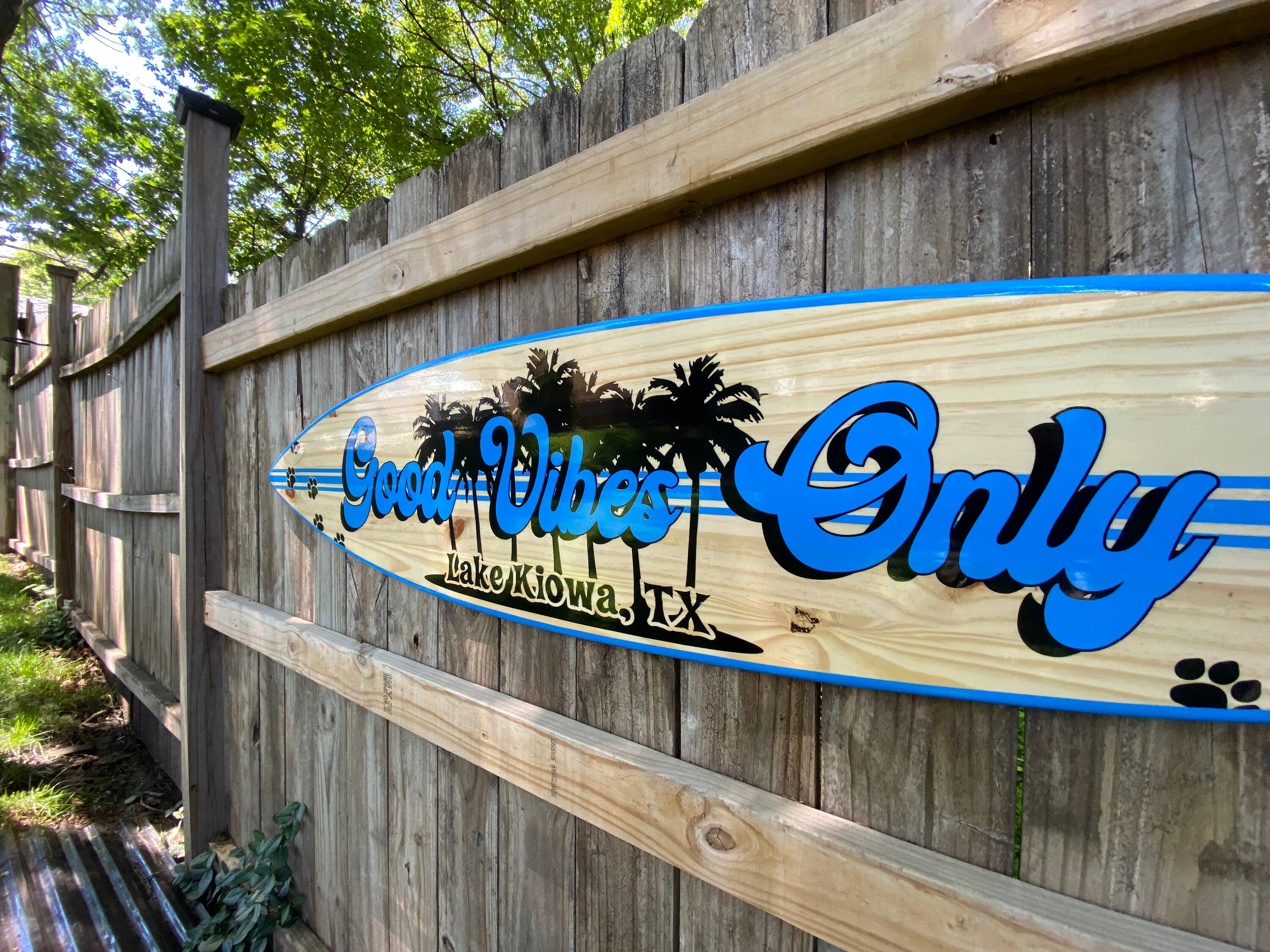 🎁Father's Day Promotion🎁Personalized Surfboard "Only Good Vibes" Theme