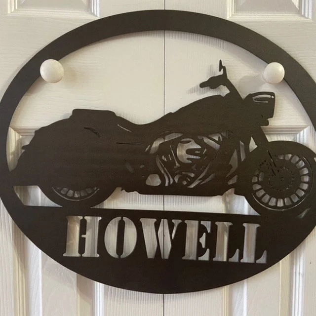 Custom Name Sign For Your Father - Harley Motorcycle Metal Sign【BUY 2 Free Shipping】