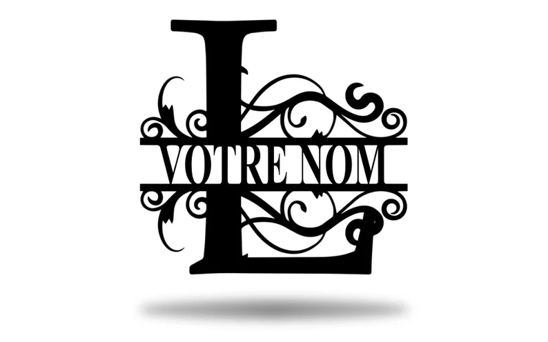 💕Personalized metal letter art 💕Customize the name you want🎁【Buy 2 free shipping】