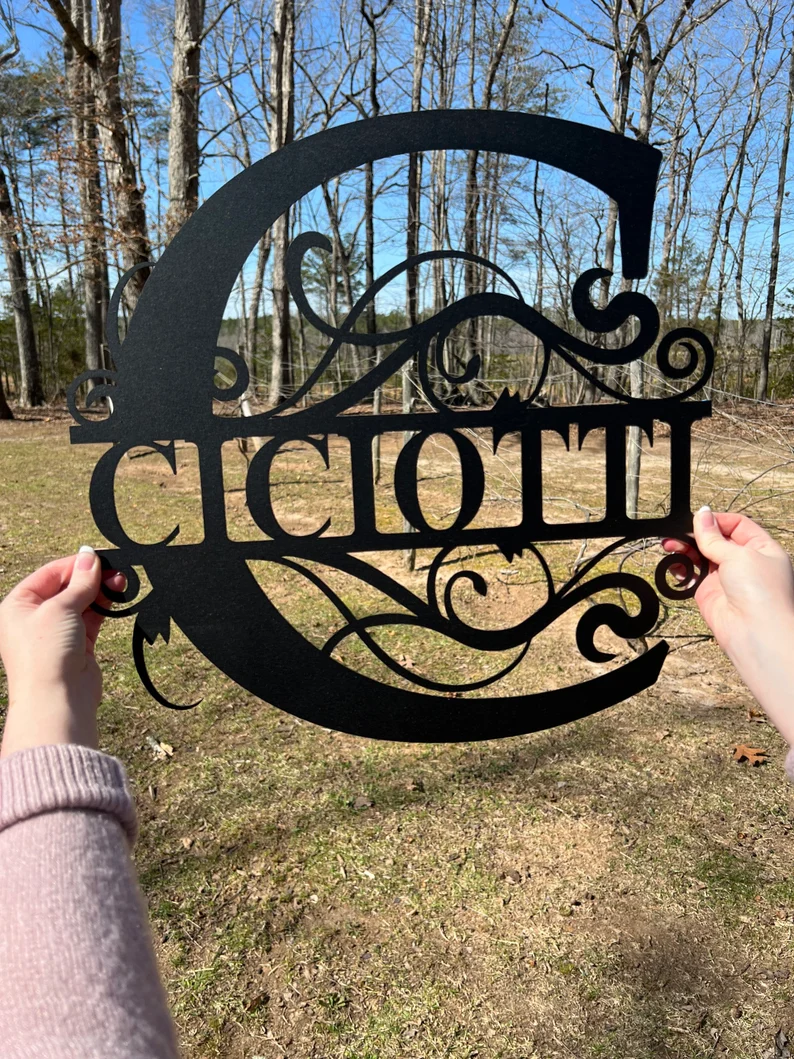 💕Personalized metal letter art 💕Customize the name you want🎁【Buy 2 free shipping】