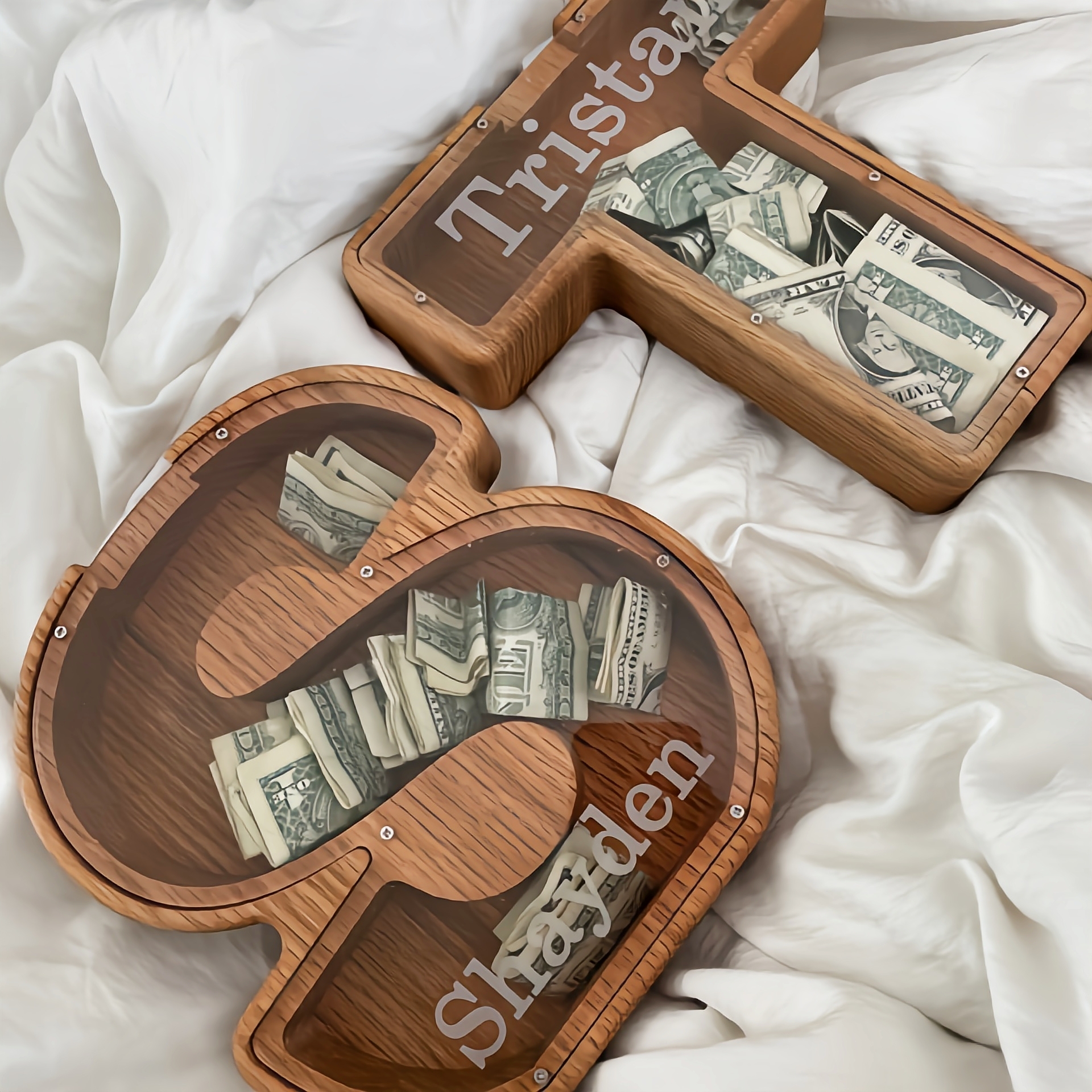 🔥Buy 2 Free Shipping🎁Personalized Boys/Girls Piggy Bank-Wood Gift For Kids