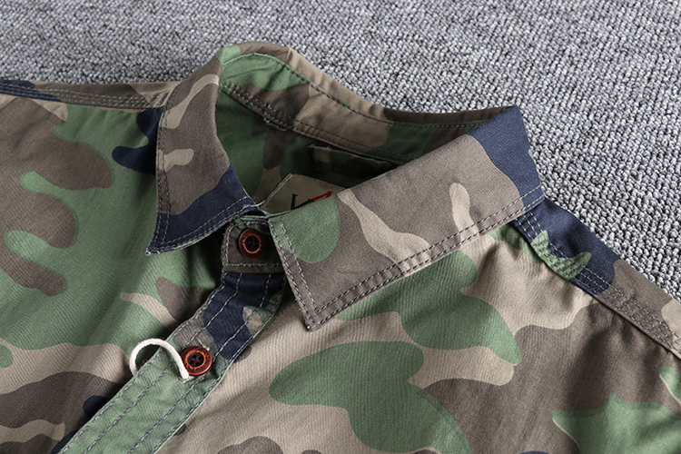 BLACKRISS™Men Camouflage Cargo Shirts-Blackriss