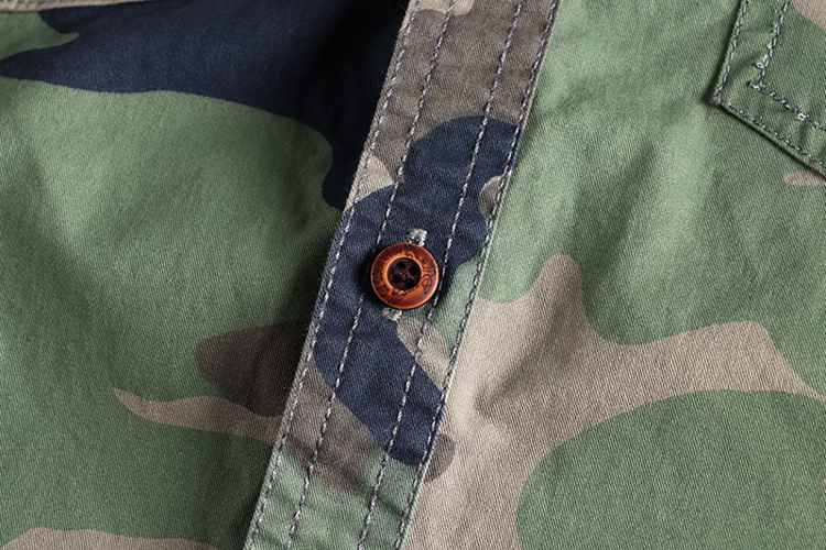 BLACKRISS™Men Camouflage Cargo Shirts-Blackriss