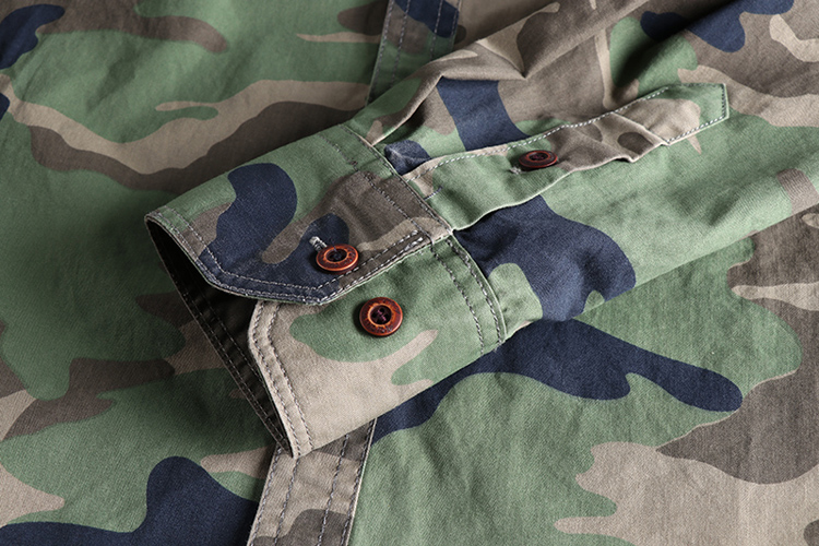 BLACKRISS™Men Camouflage Cargo Shirts-Blackriss