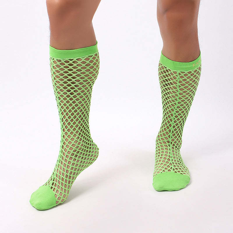 BLACKRISS™Cutout Mesh Men's Fishnet Socks-Blackriss