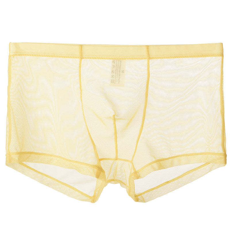 BLACKRISS™Mid Waist Mesh Sexy Pouch Bag Boxers-Blackriss