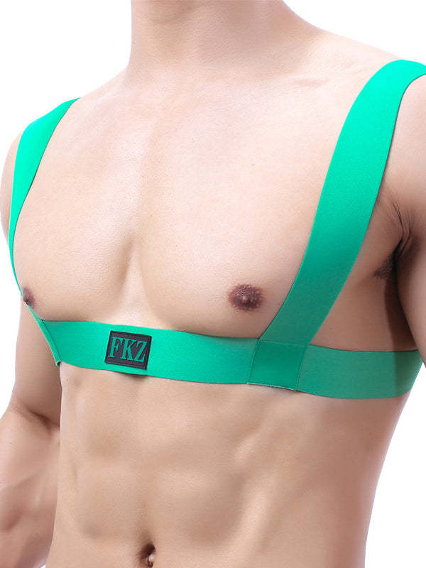 BLACKRISS™Elastic Muscle Sexy Dance Performance Chest Strap-Blackriss